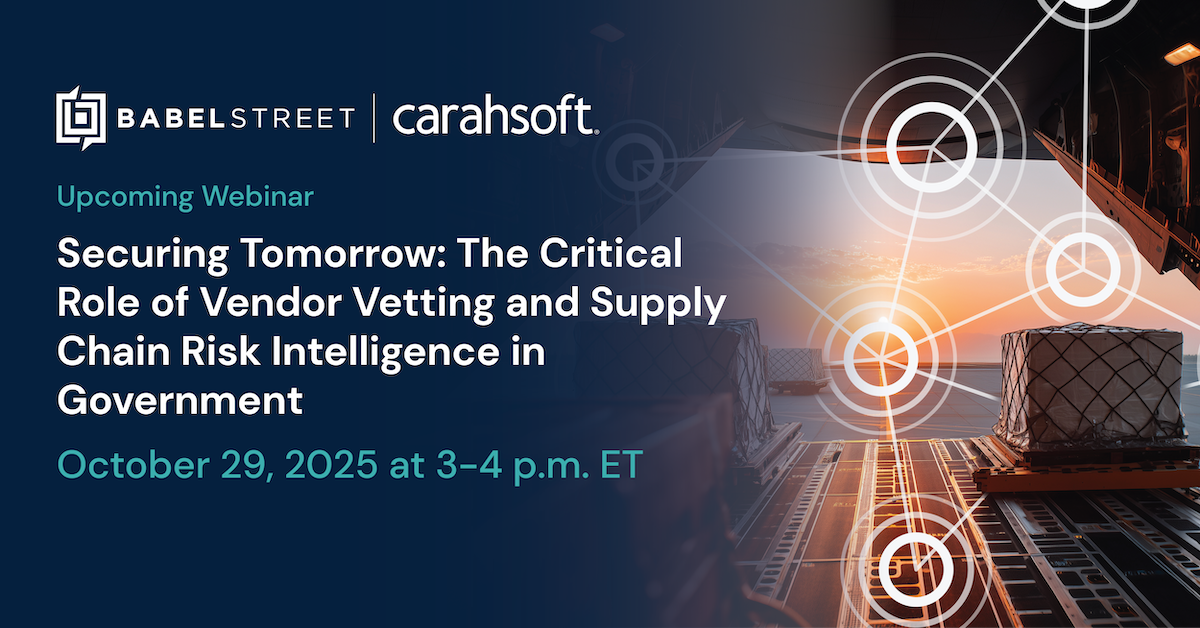 Securing Tomorrow: The Critical Role of Intelligent Vendor Vetting in Government Supply Chains