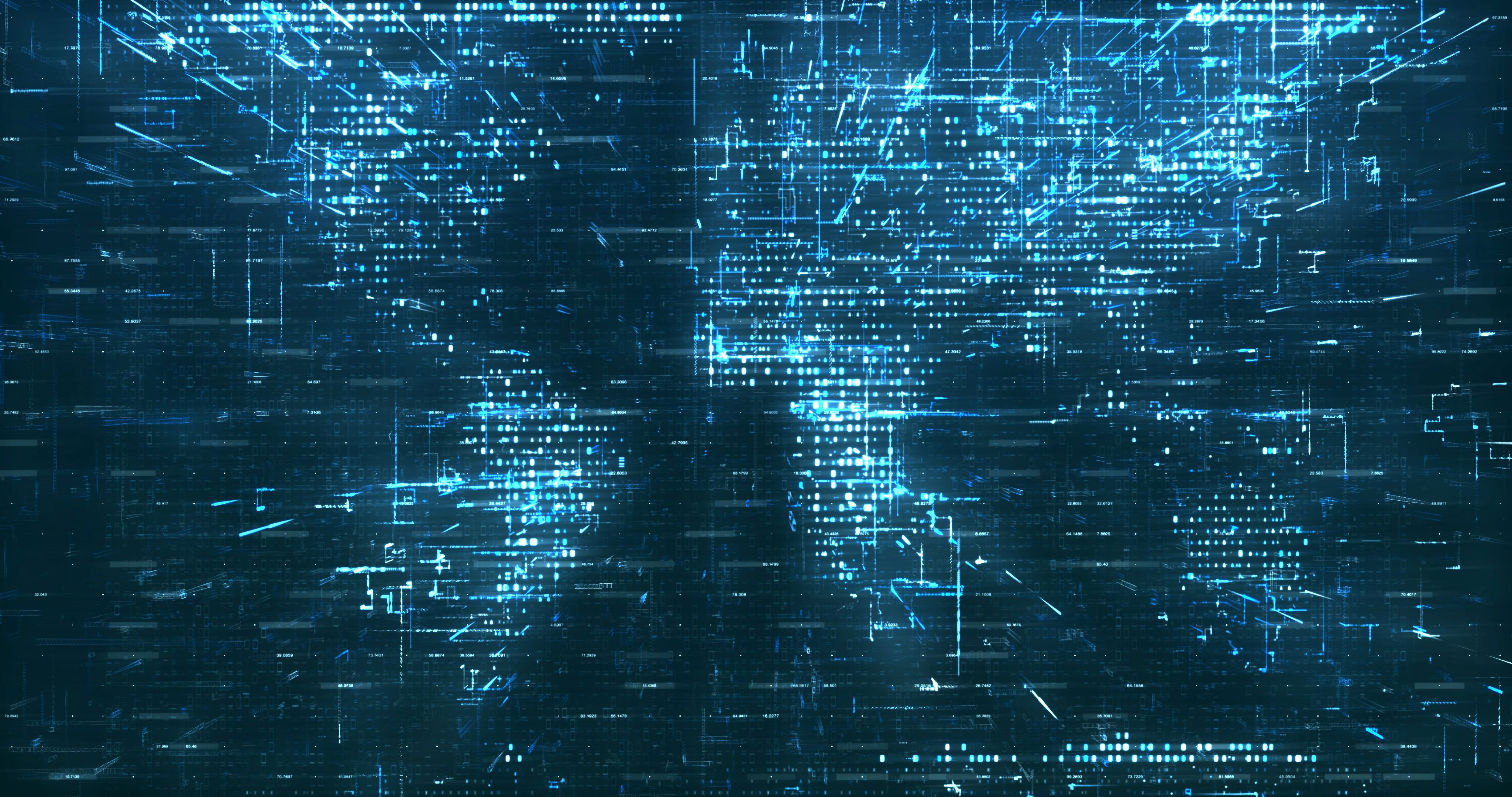 Abstract digital network data background