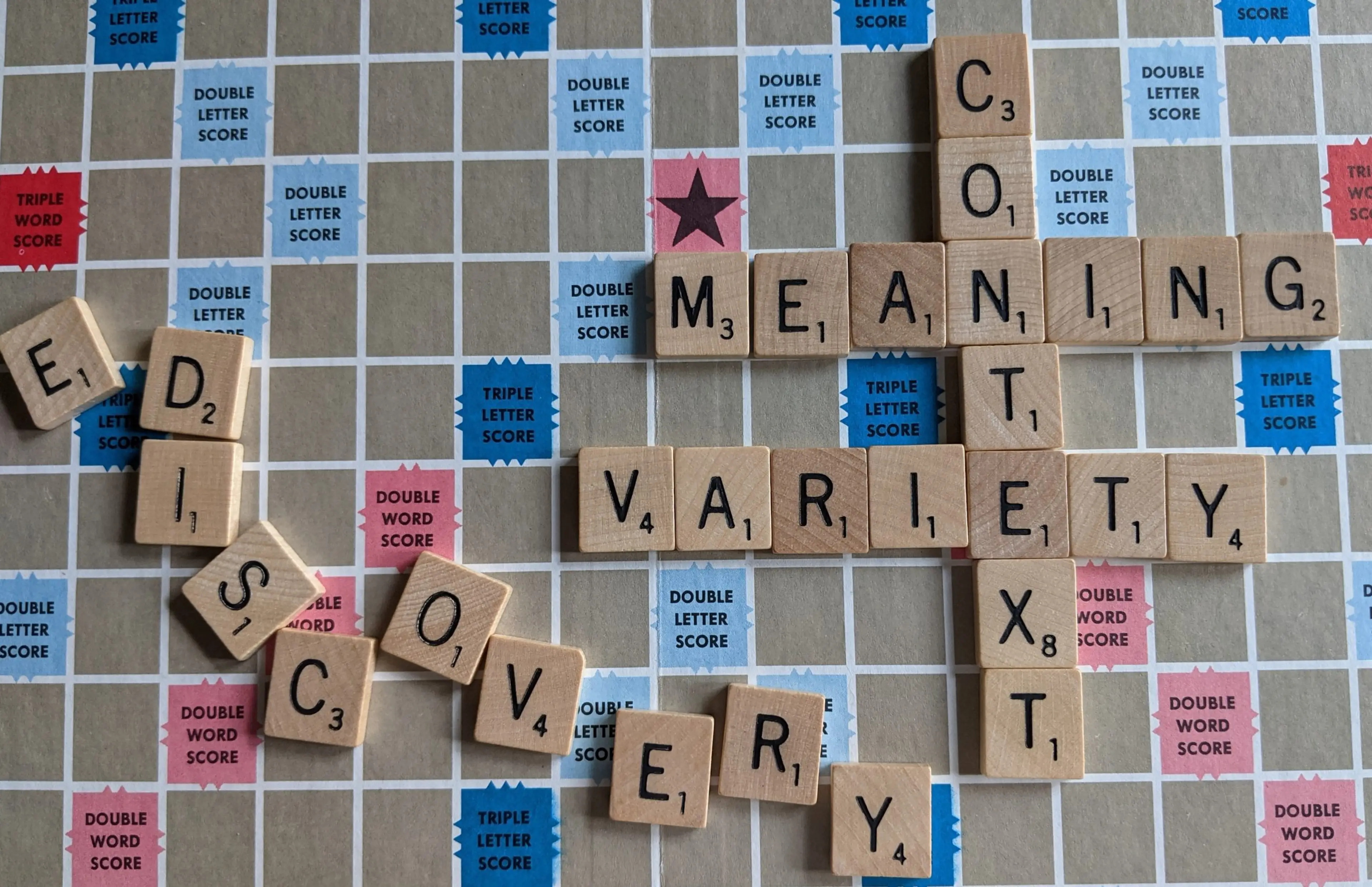 Image of board game for making words
