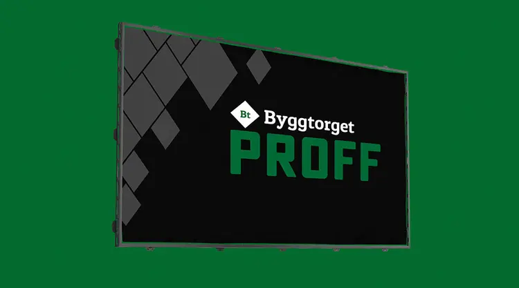 Proff byggeplassbanner