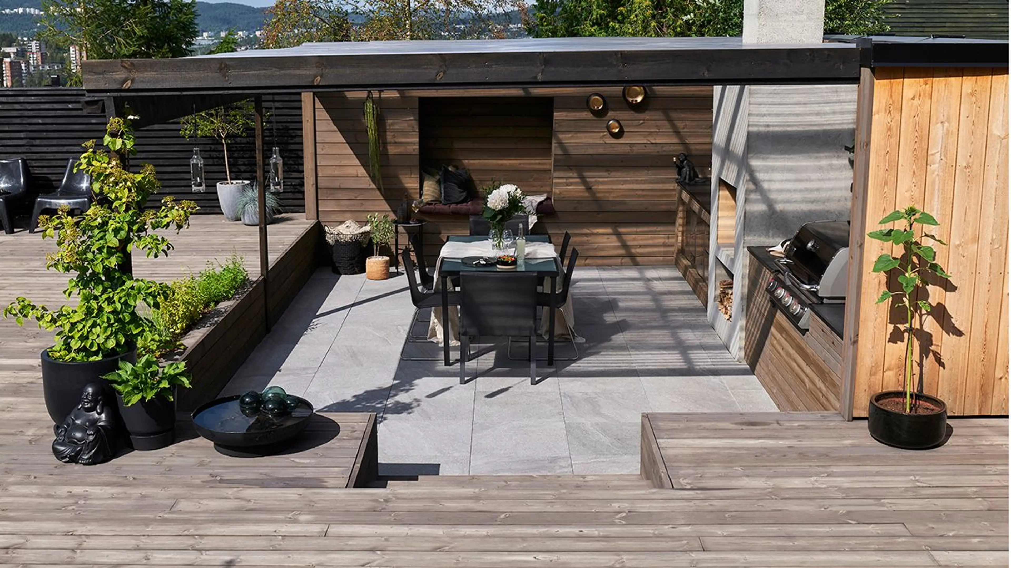 terrassebord mørke