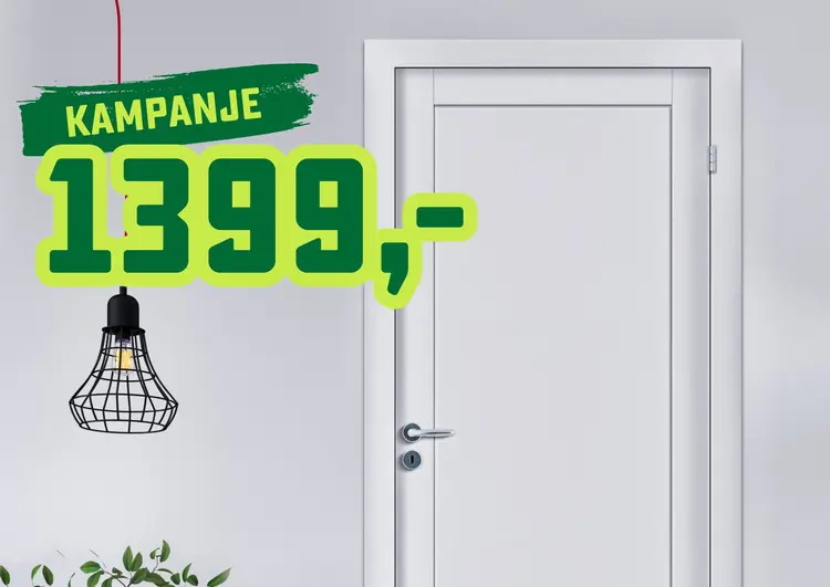 Bygg1 innerdør Base 1 hvit