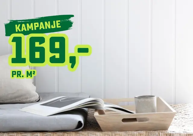 Huntonit veggplate farge Frost