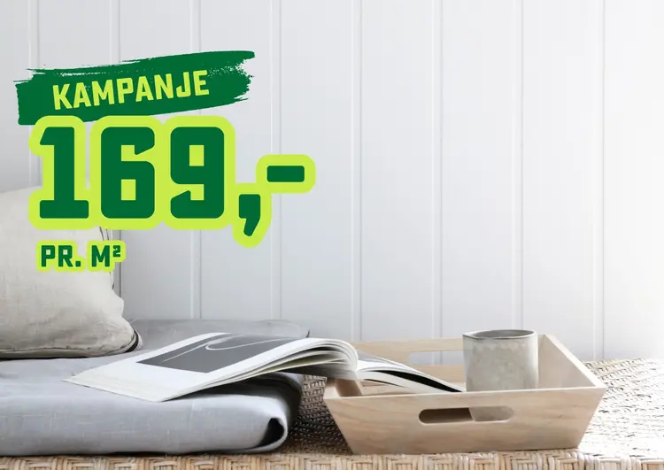 Huntonit veggplate farge Frost