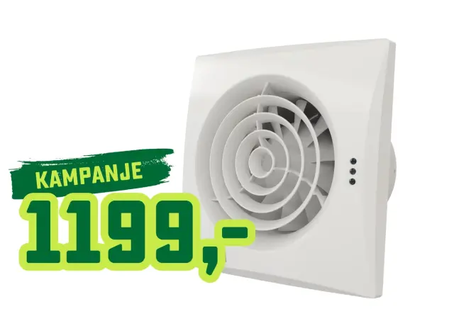 Flexit baderomsvifte Silent eco 100th