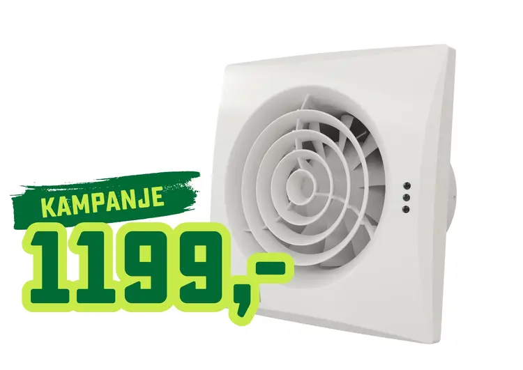 Flexit baderomsvifte Silent eco 100th