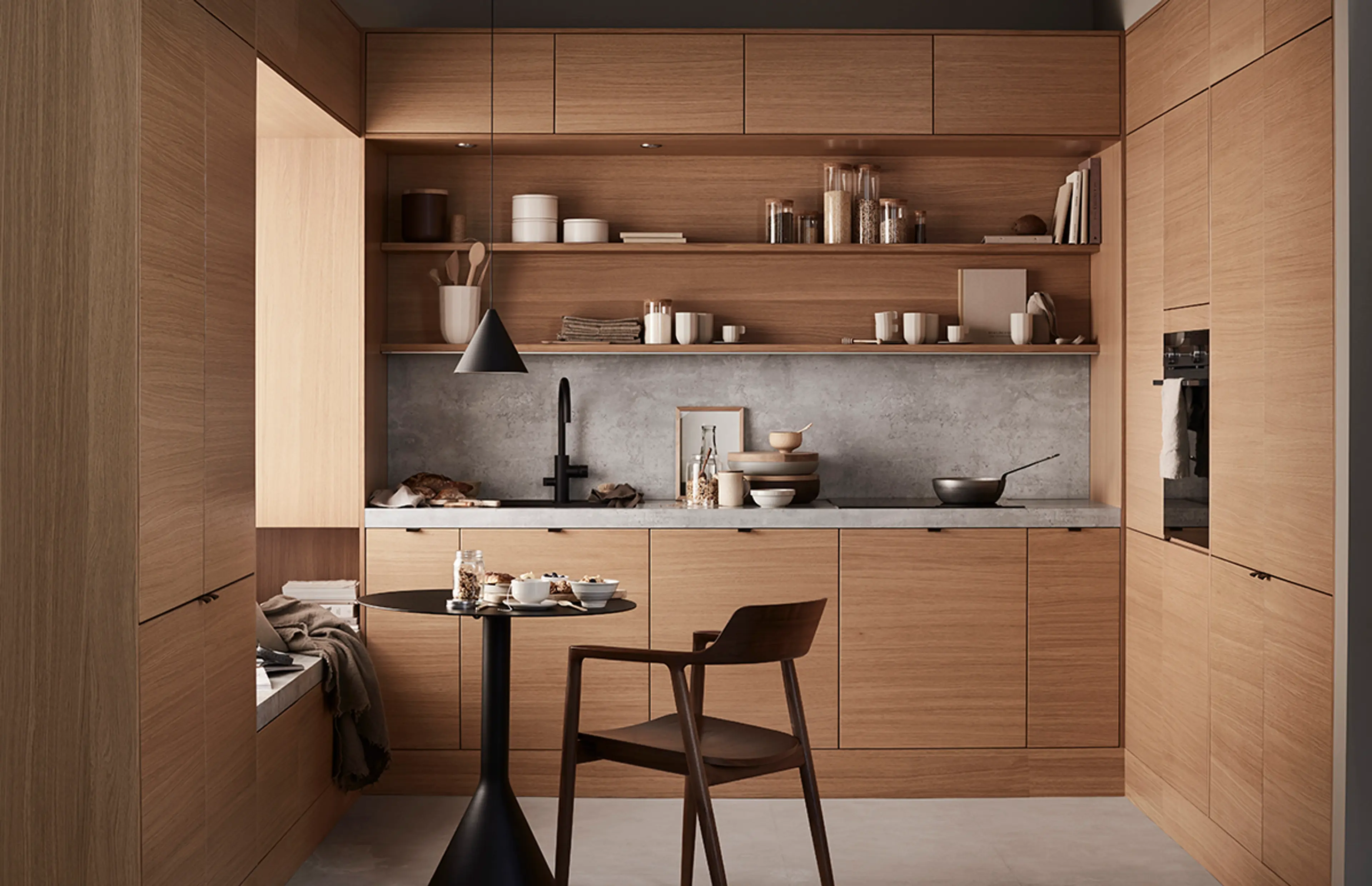 moderne kjøkken fra Sigdal i eik