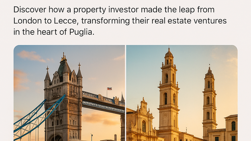 Why Savvy Investors Are Leaving London for Puglia’s Property Boom