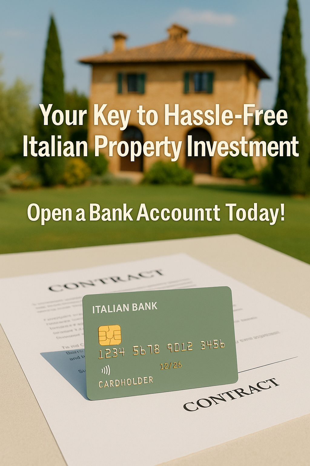 Why Your Puglia Property Needs an Italian Bank Account First