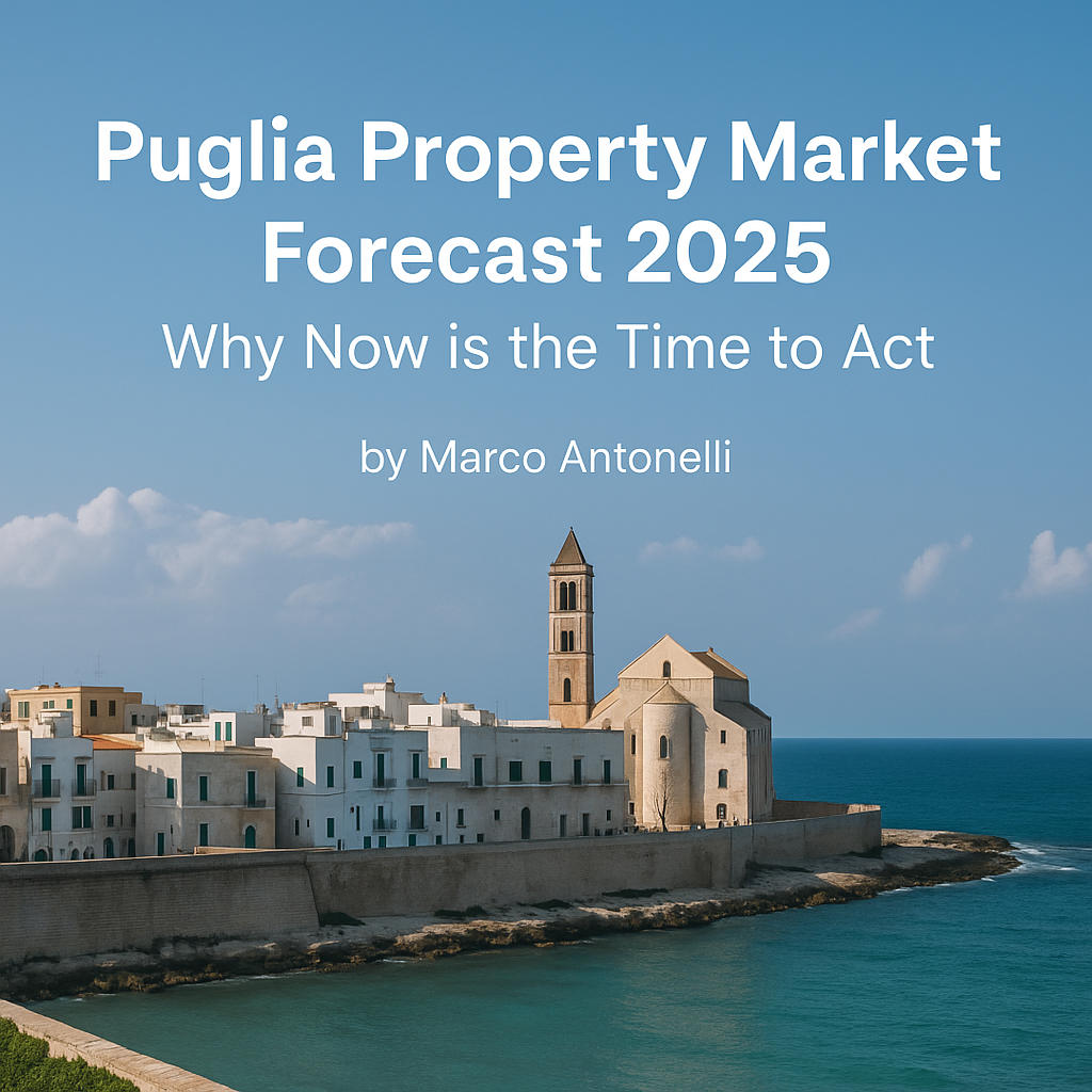 Puglia Property Market Forecast 2025: Why Now is the Time to Act