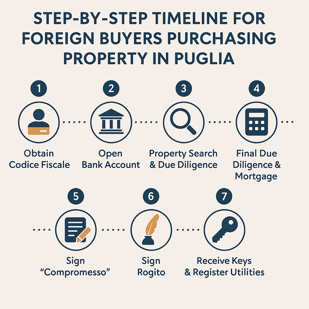 Codice Fiscale to Keys: Your 90-Day Puglia Property Timeline