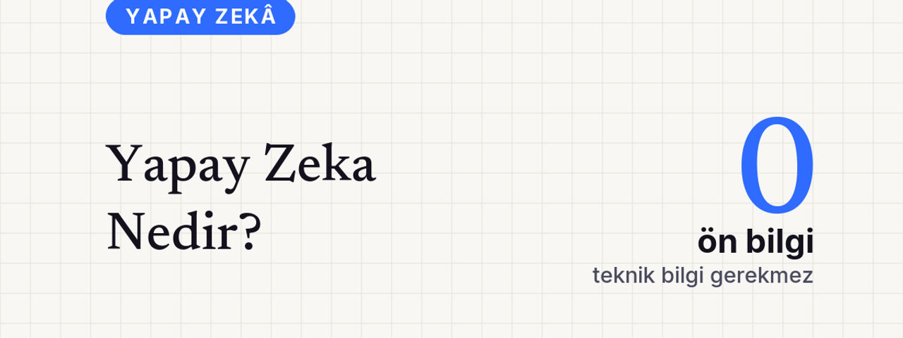 Yapay Zeka Nedir? kapak