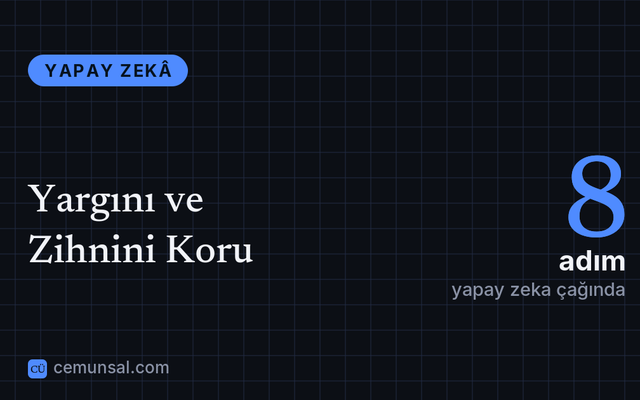 Yargını ve Zihnini Koru kapak