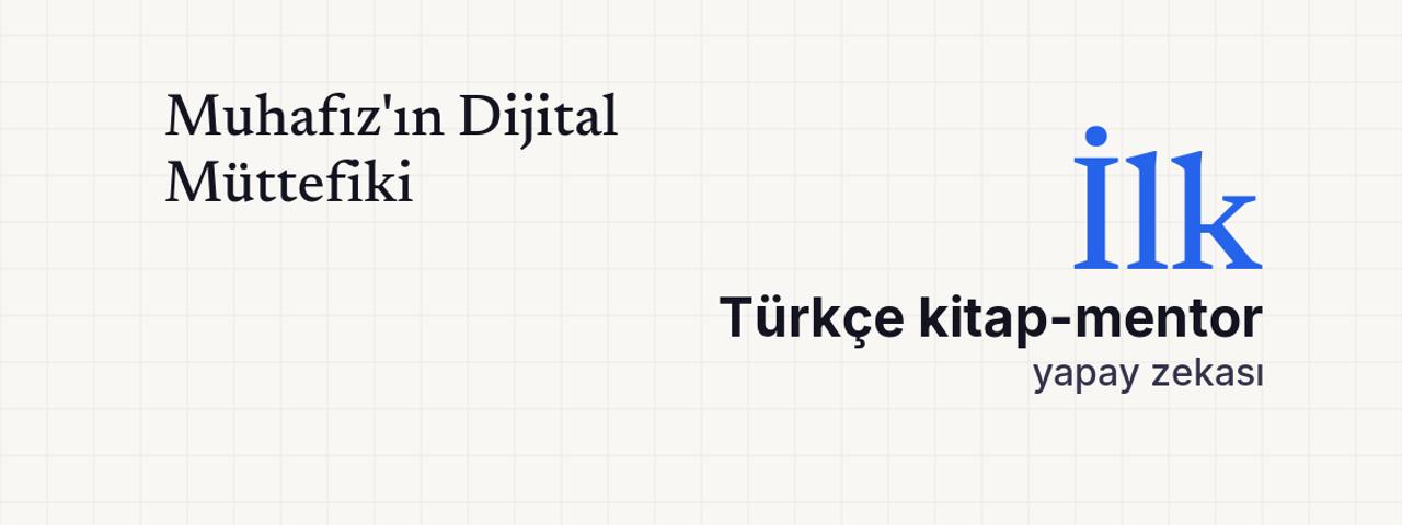 Muhafız'ın Dijital Müttefiki — ilk Türkçe kitap-mentor yapay zekası. Cem Ünsal, Muhafız Mentor serisi 1. yazı kapağı.