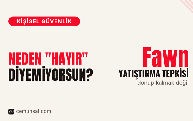 Neden Hayır Diyemiyorsun? (Fawn) kapak