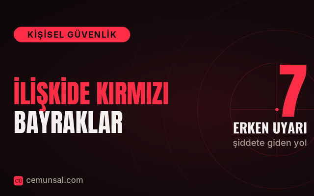 İlişkide Kırmızı Bayraklar kapak