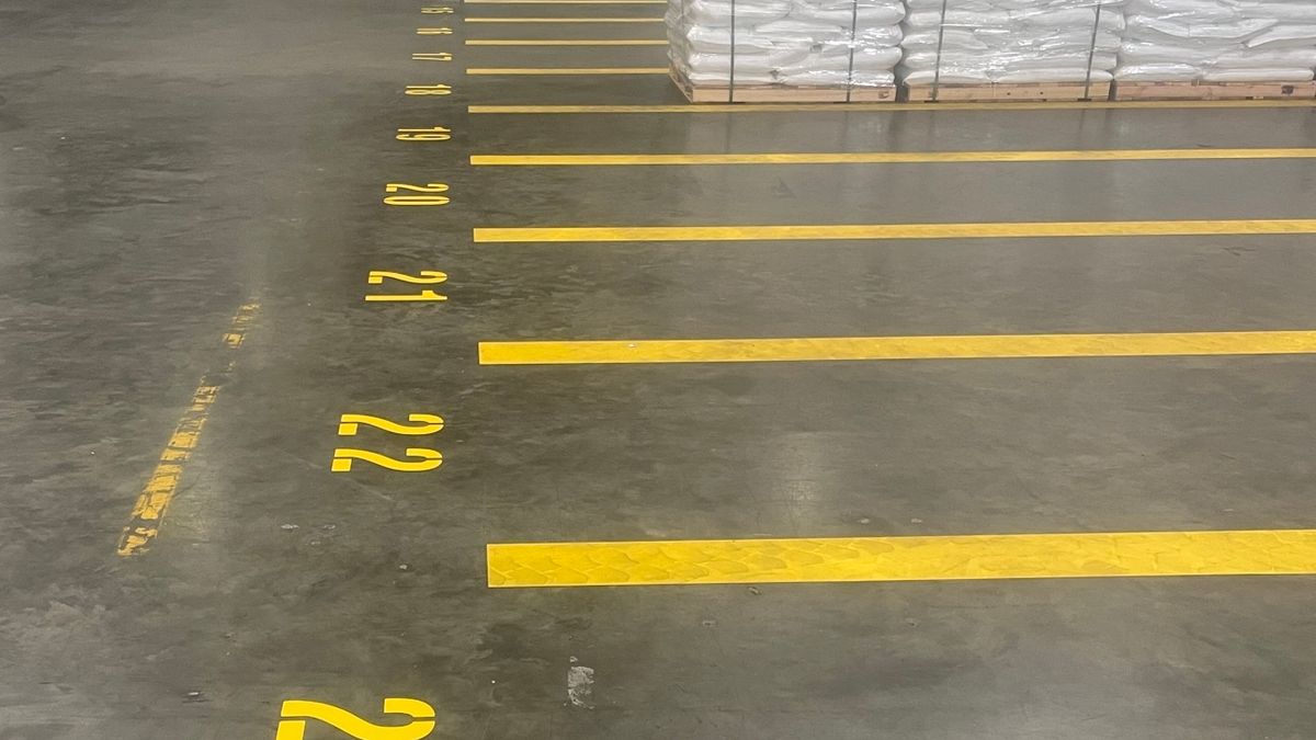 Forklift Lane Marking