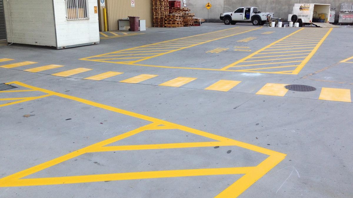 Forklift Lane Marking