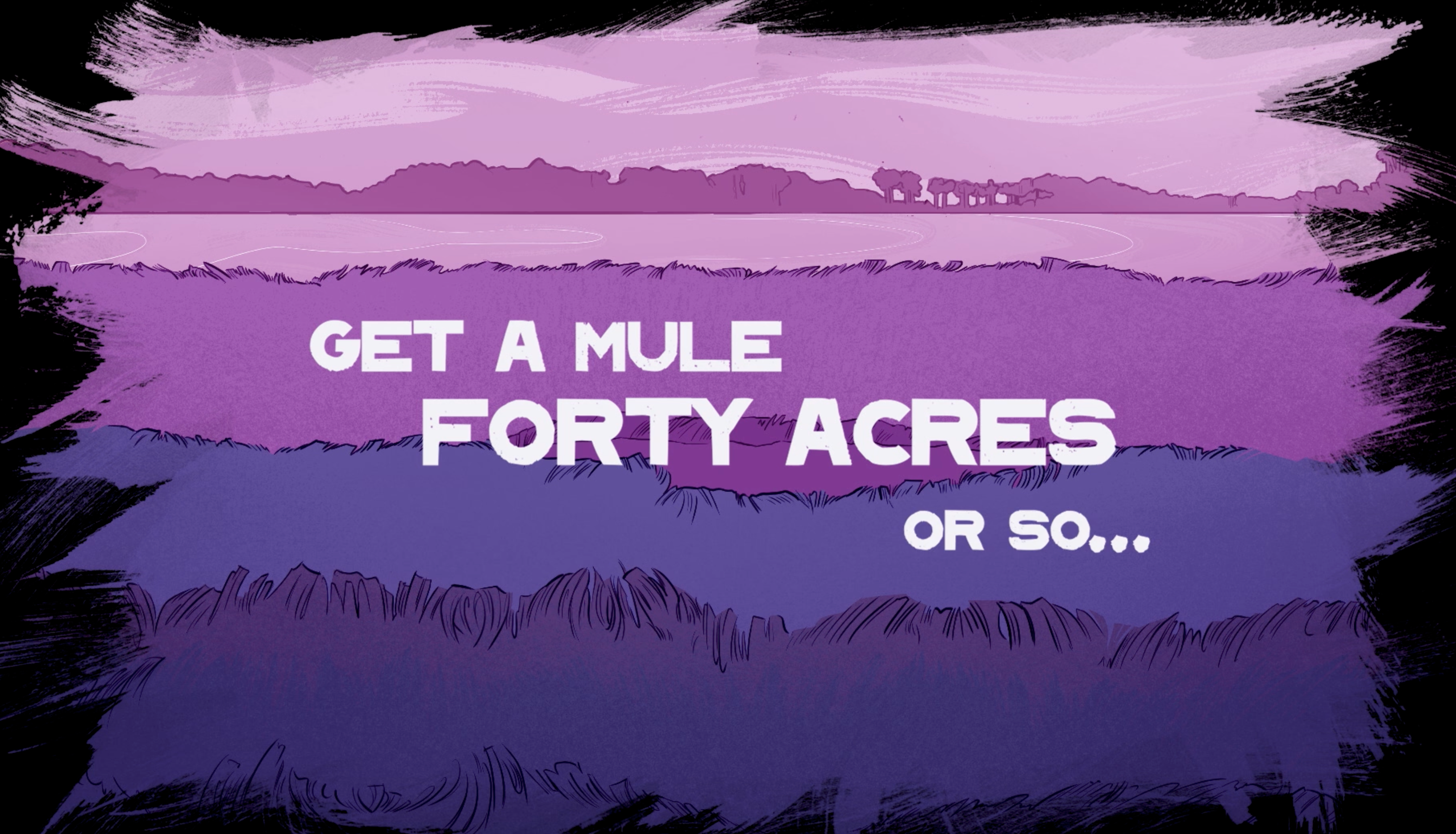 Still image of a scene in the episode entitled Get A Mule 40 Acres Or So 