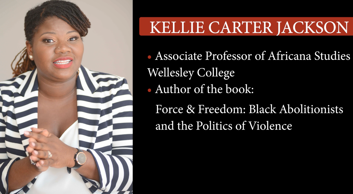 Still image of a scene in the Self-Evident Truths episode entitled Kellie Carter Jackson on Primary Sources
