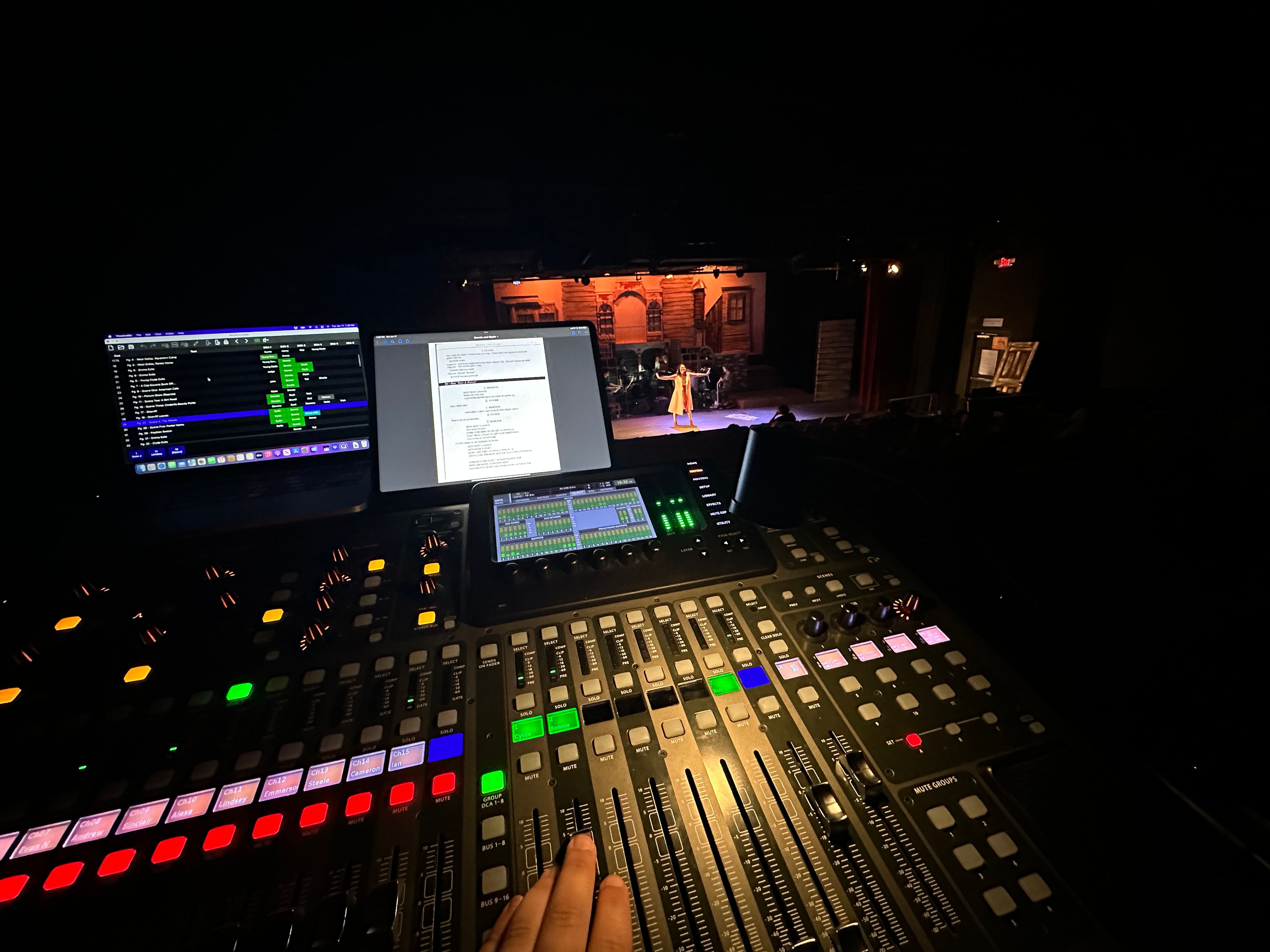 Max Fetter working in the field