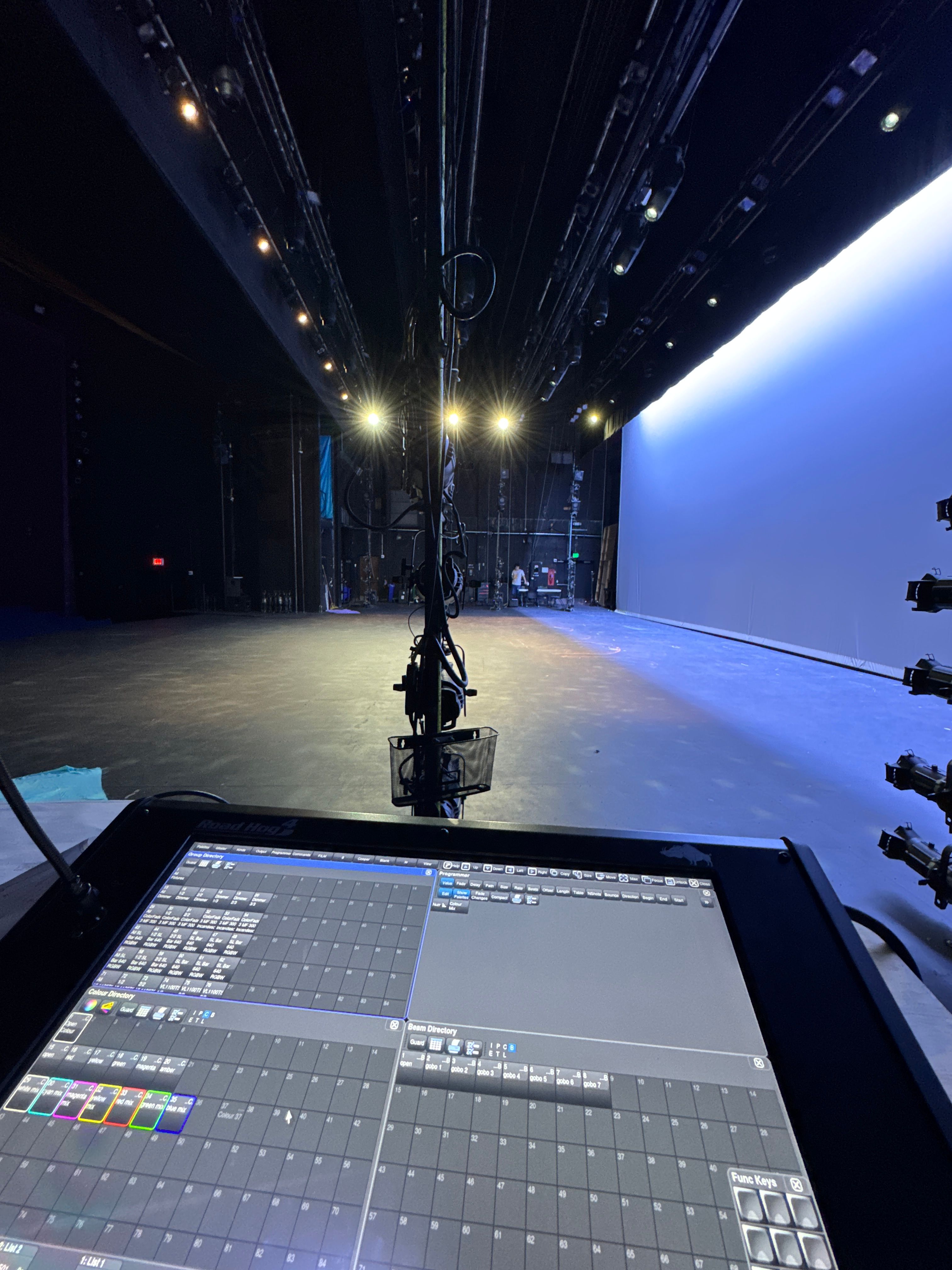 Max Fetter working in the field