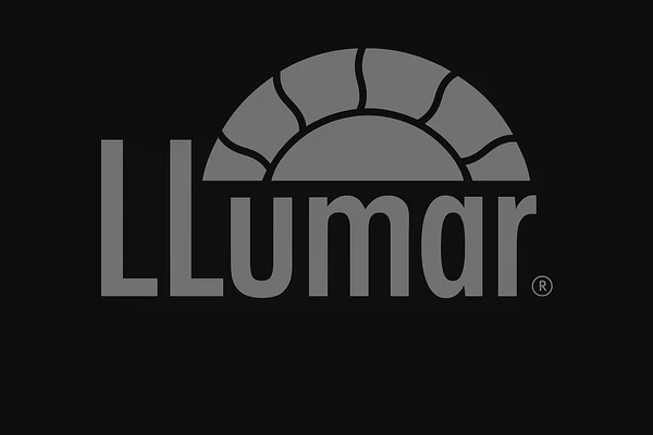 Llumar window tint logo representing premium ceramic and carbon film options installed at Beyond Detail Scarborough