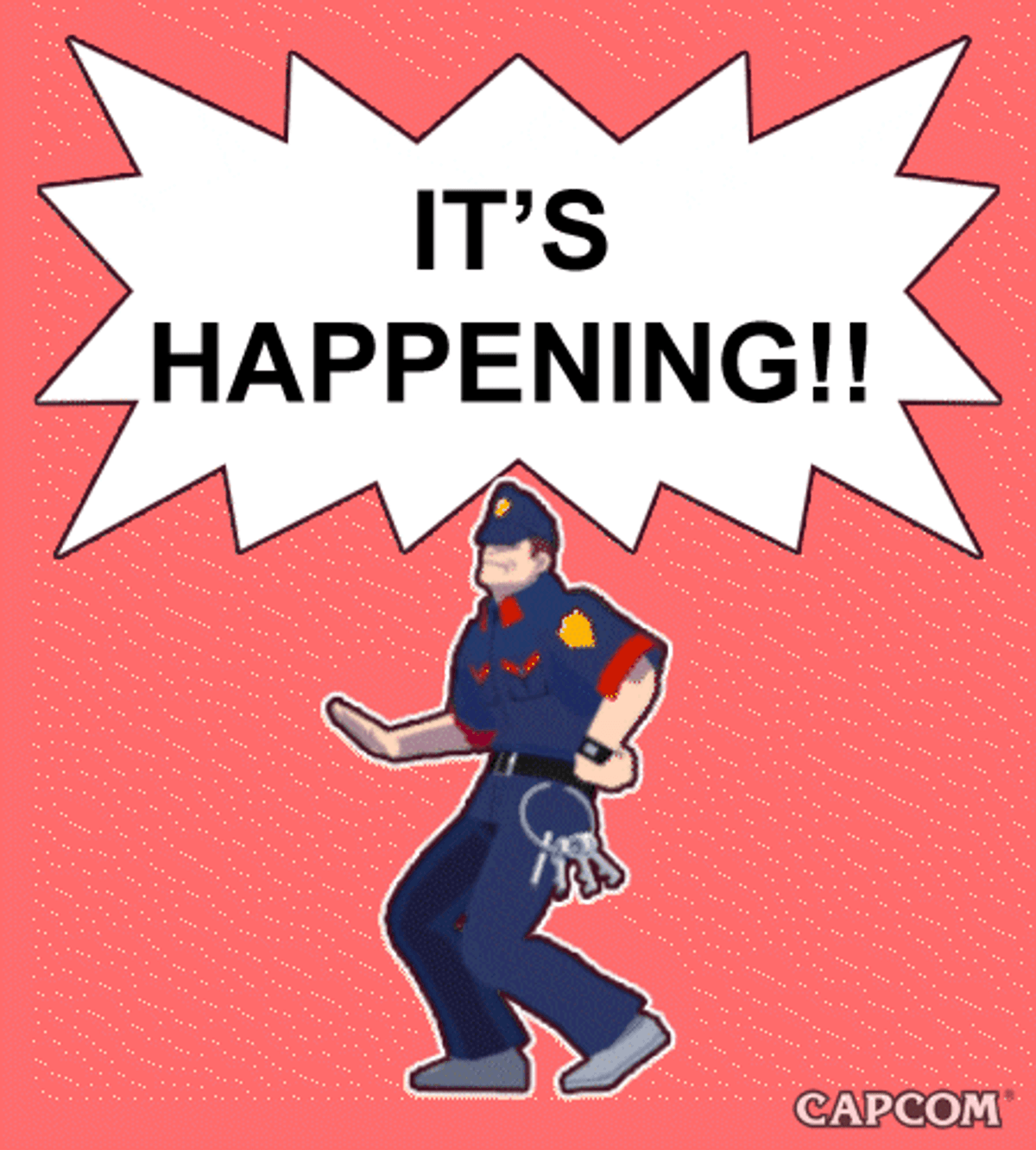 Excited reaction meme representing the moment when entertainment gets prioritized in event planning