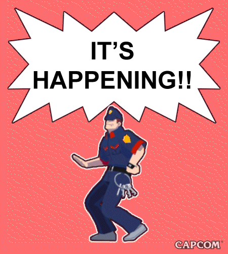 Excited reaction meme representing the moment when entertainment gets prioritized in event planning
