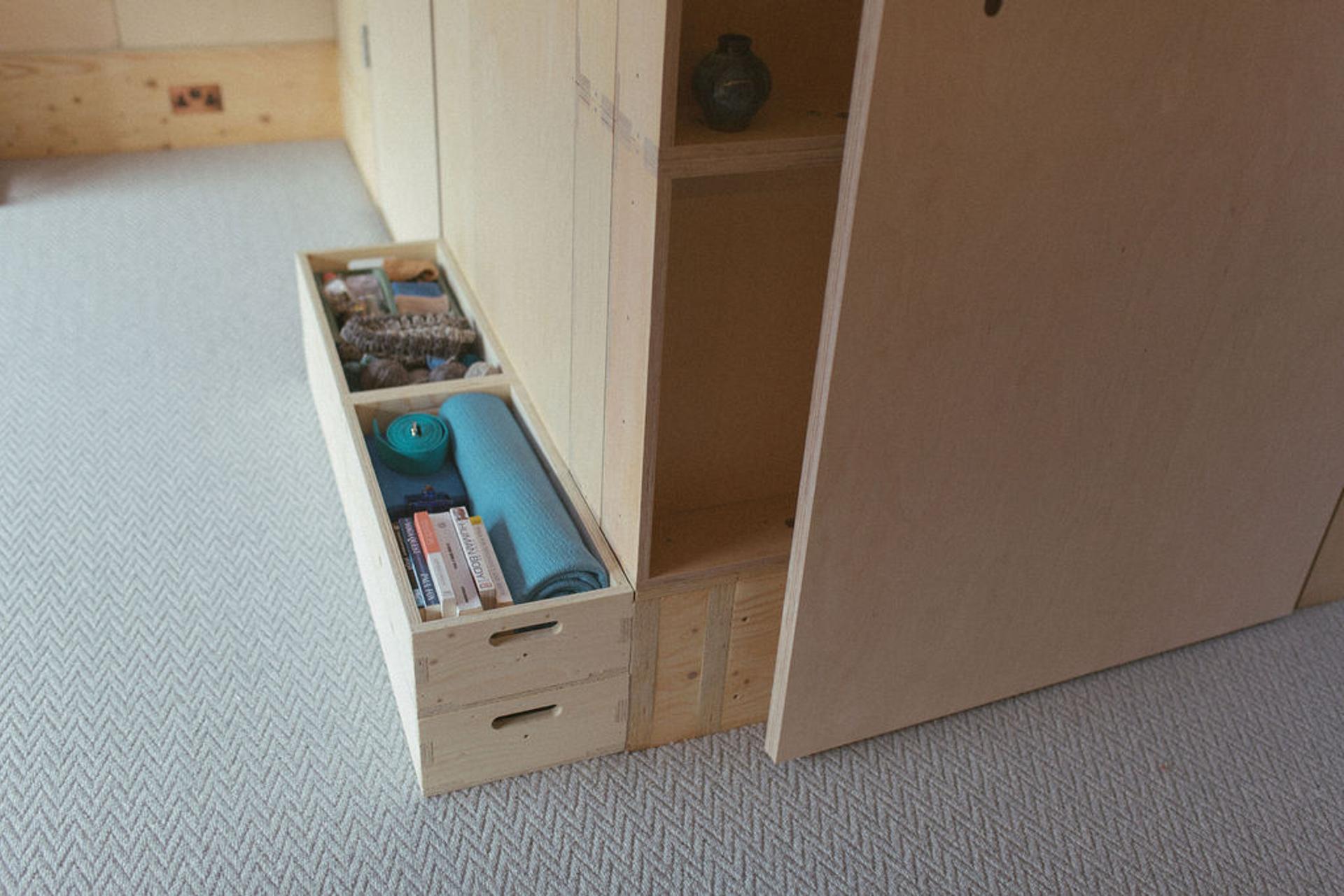 U-Build bedroom storage solution at Mill Lane roof extension