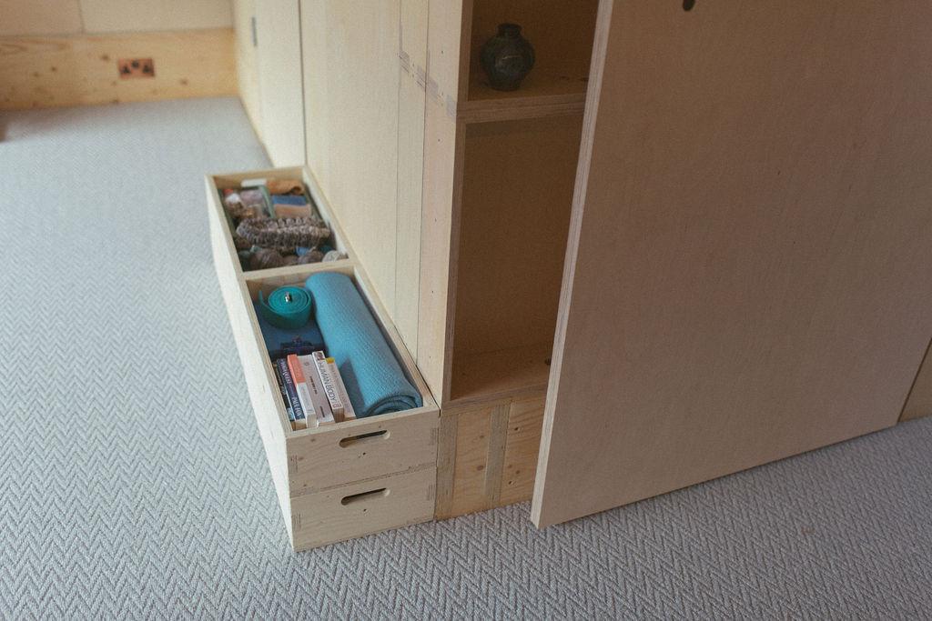U-Build bedroom storage solution at Mill Lane roof extension