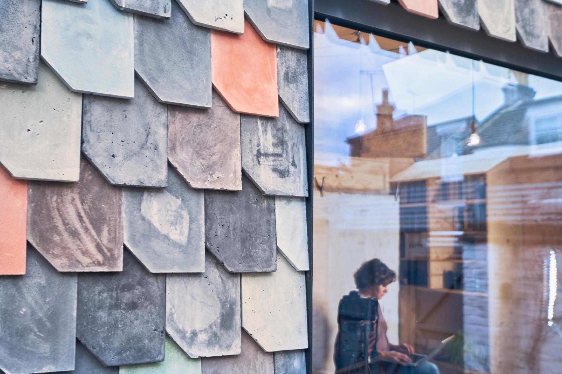 Handmade tiles in a nature-inspired colour palette