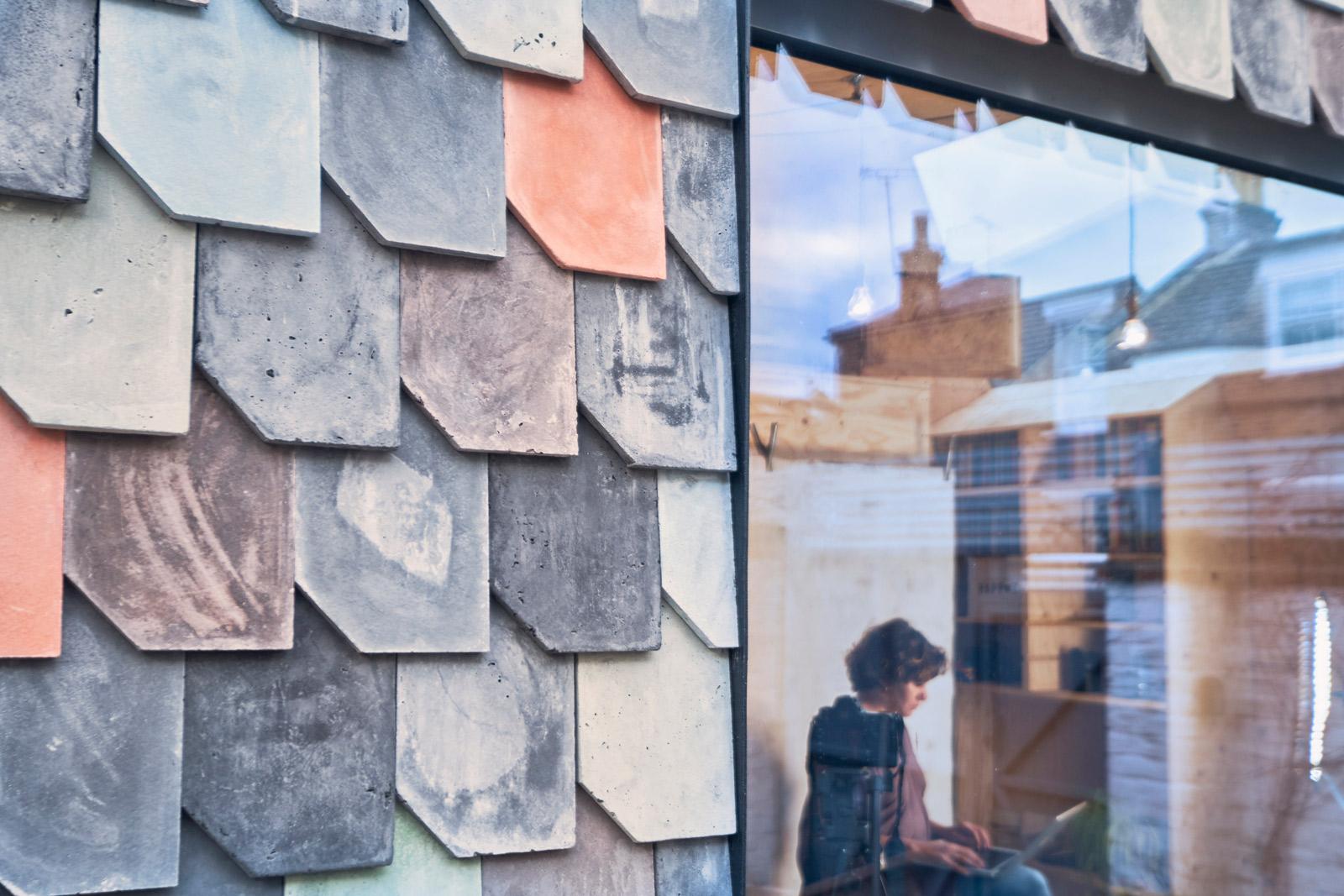 Handmade tiles in a nature-inspired colour palette