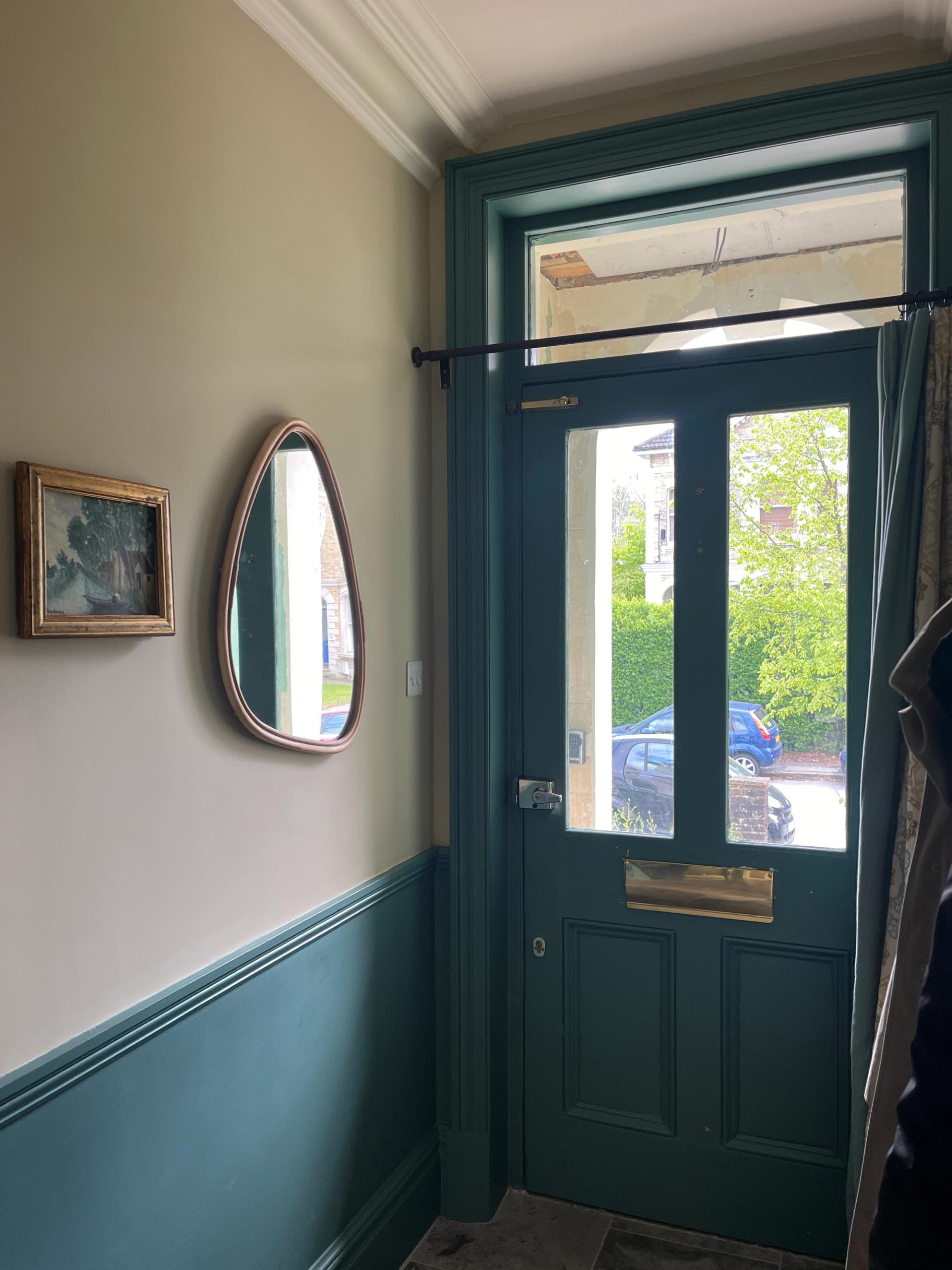 Hallway of Victorian house remodel