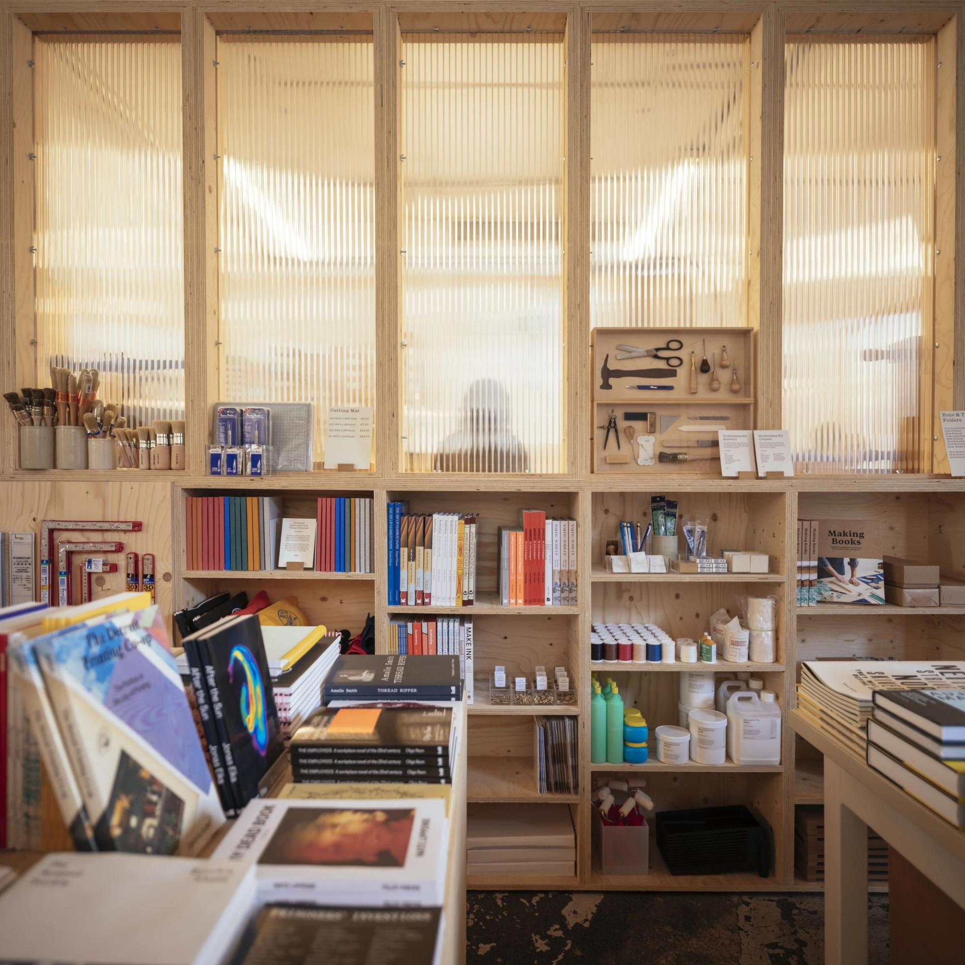 London Centre for Book Arts with U-Build partitions