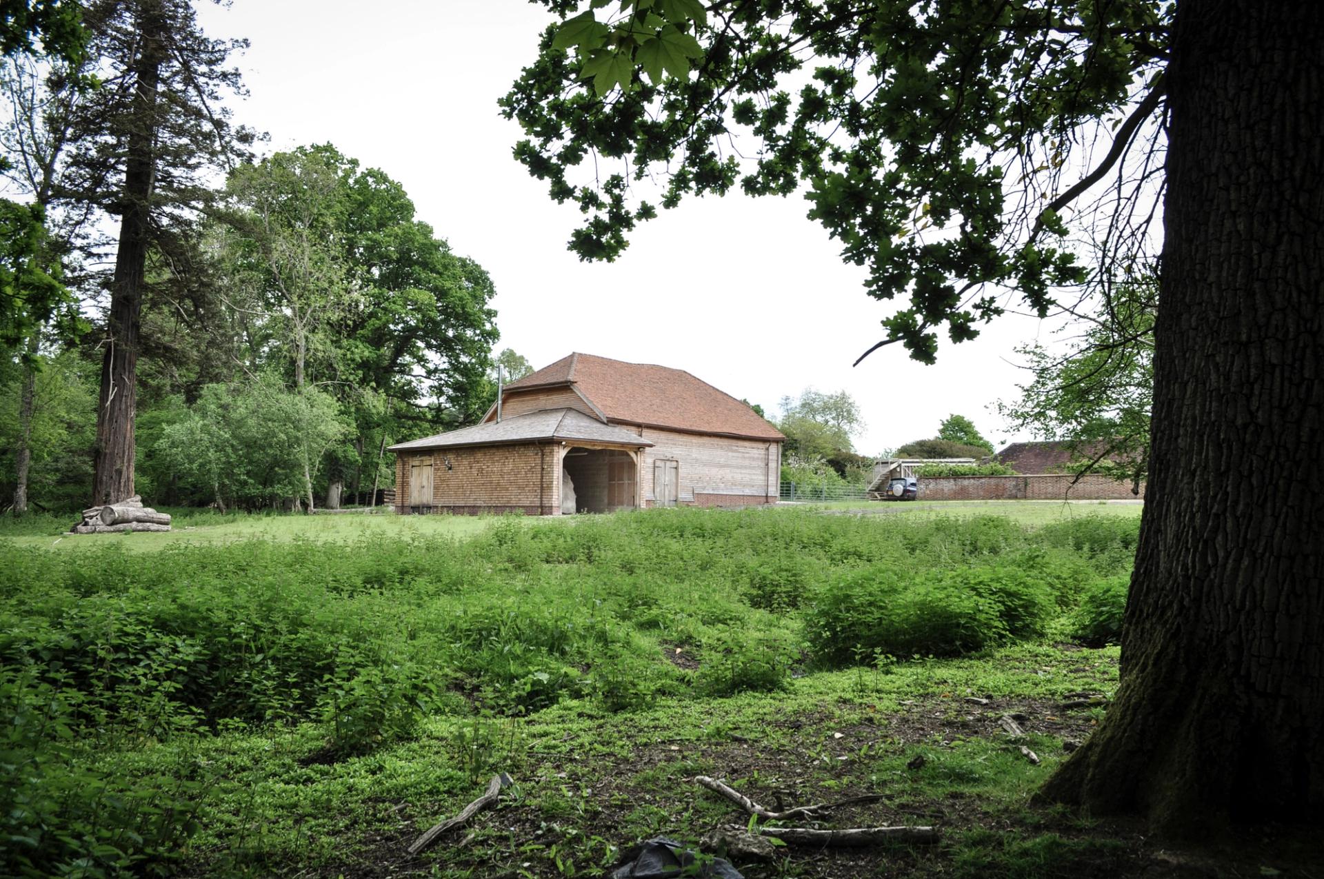 Bio barn at Knepp Estate designed by Studio Bark