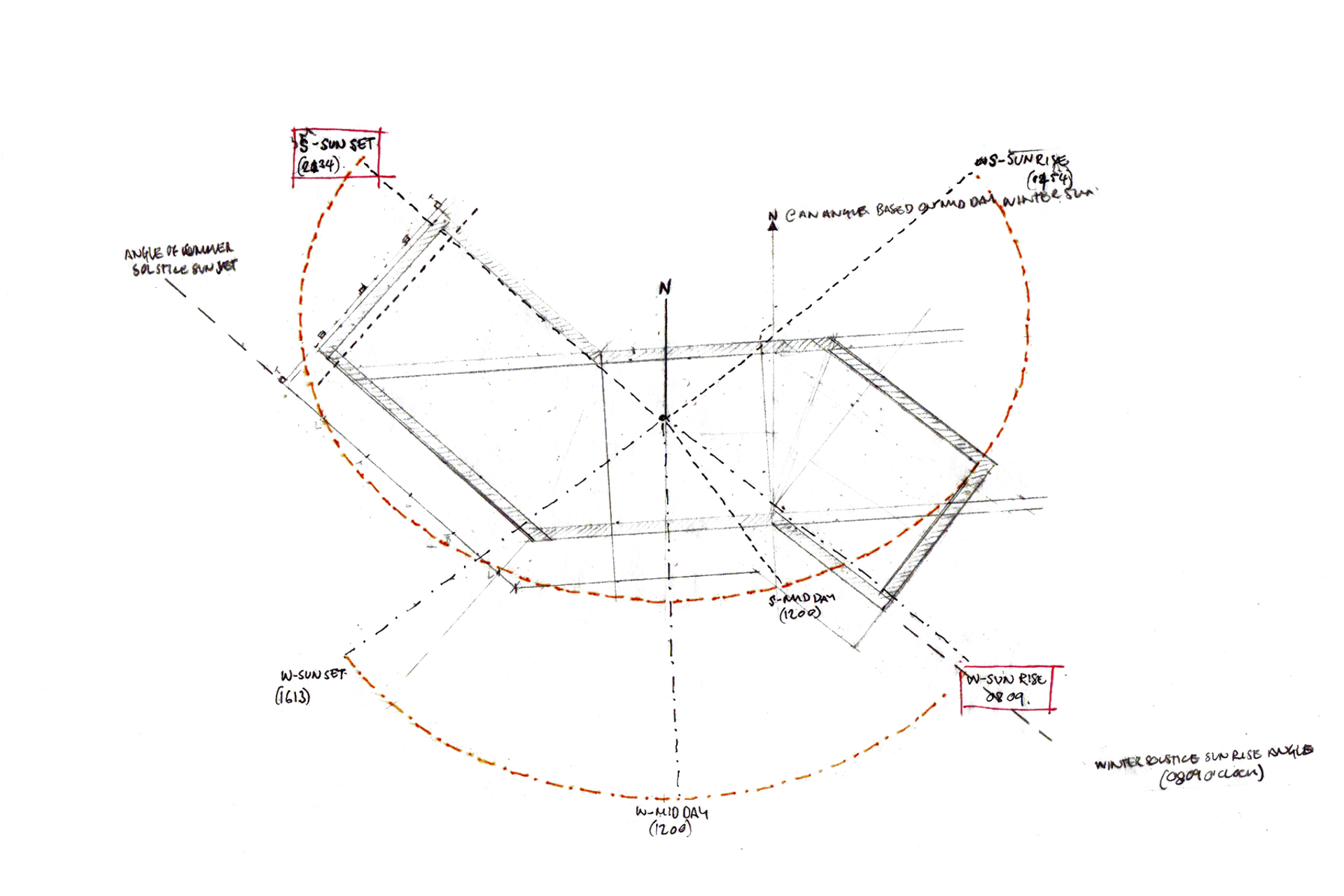 Sun path diagram by Studio Bark 