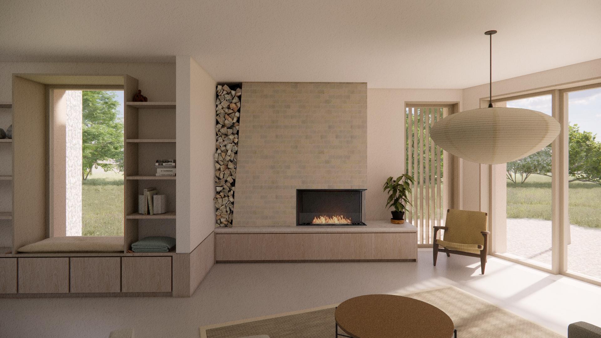 Drawing of Chalkstream House by Studio Bark