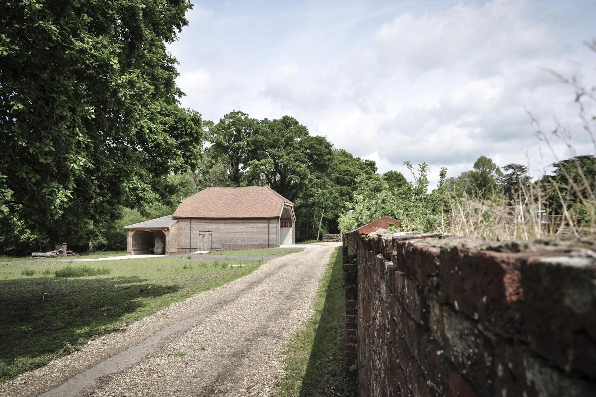 Biofuel barn by Studio Bark at the Knepp rewilding estate