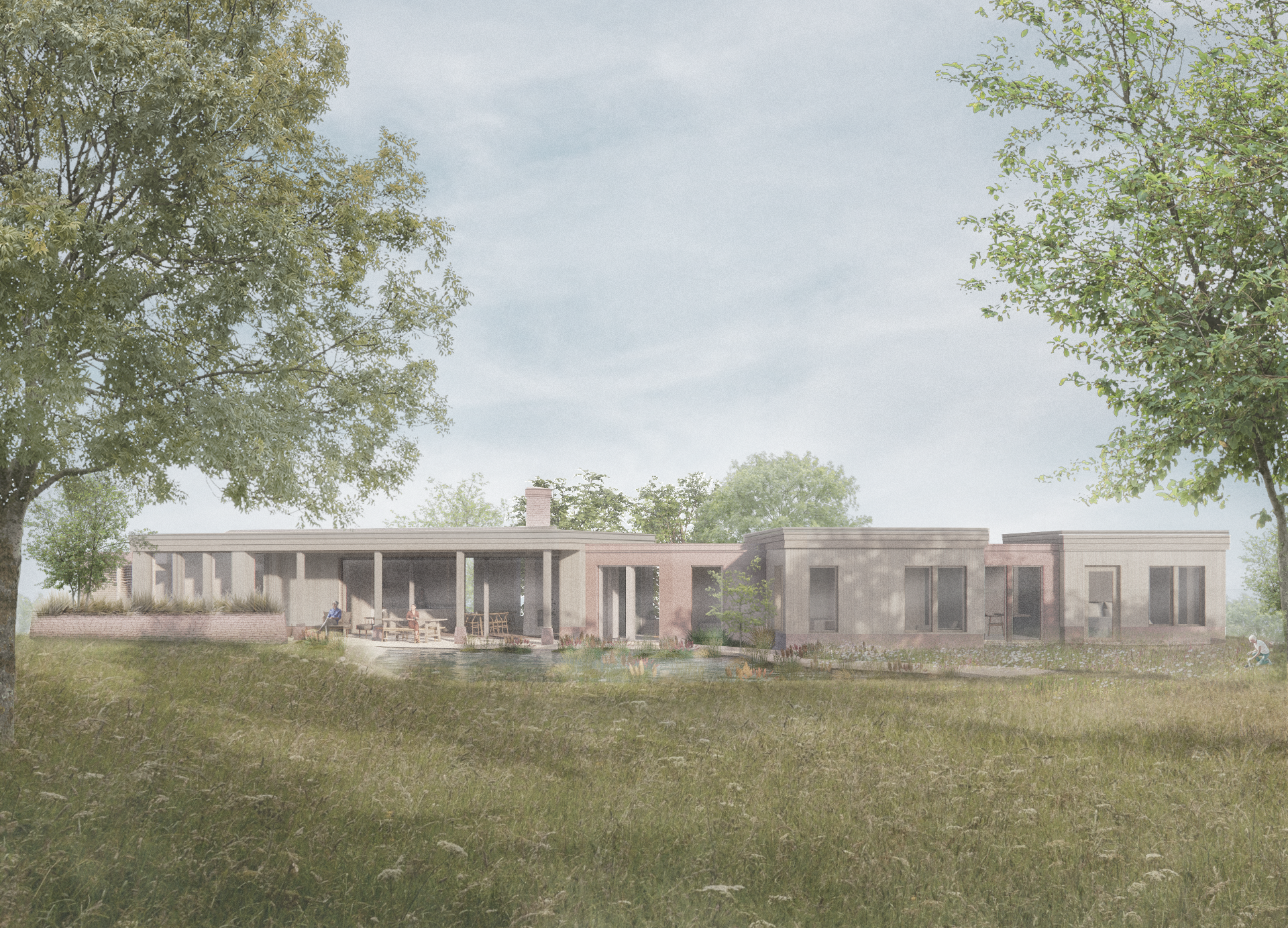 Quiet House: A Paragraph 84 home which unearths the colour and texture of its site to create a tranquil, quiet home for the stewards of its past, present and future.