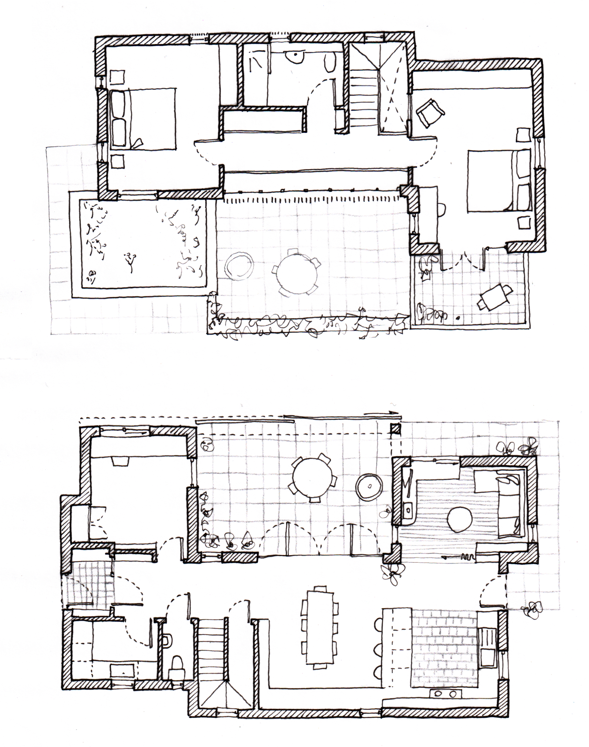 Floor plan sketch by Studio Bark