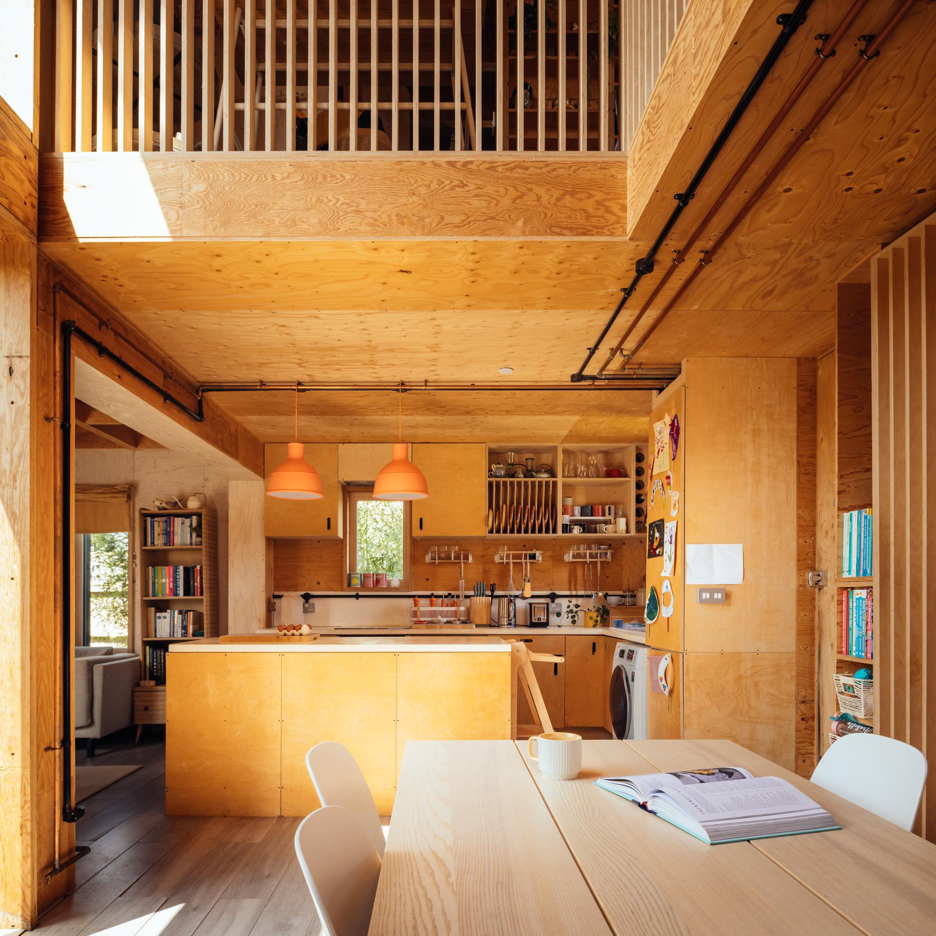Interior kitchen built using U-Build modular construction - Image by Jim Stephenson