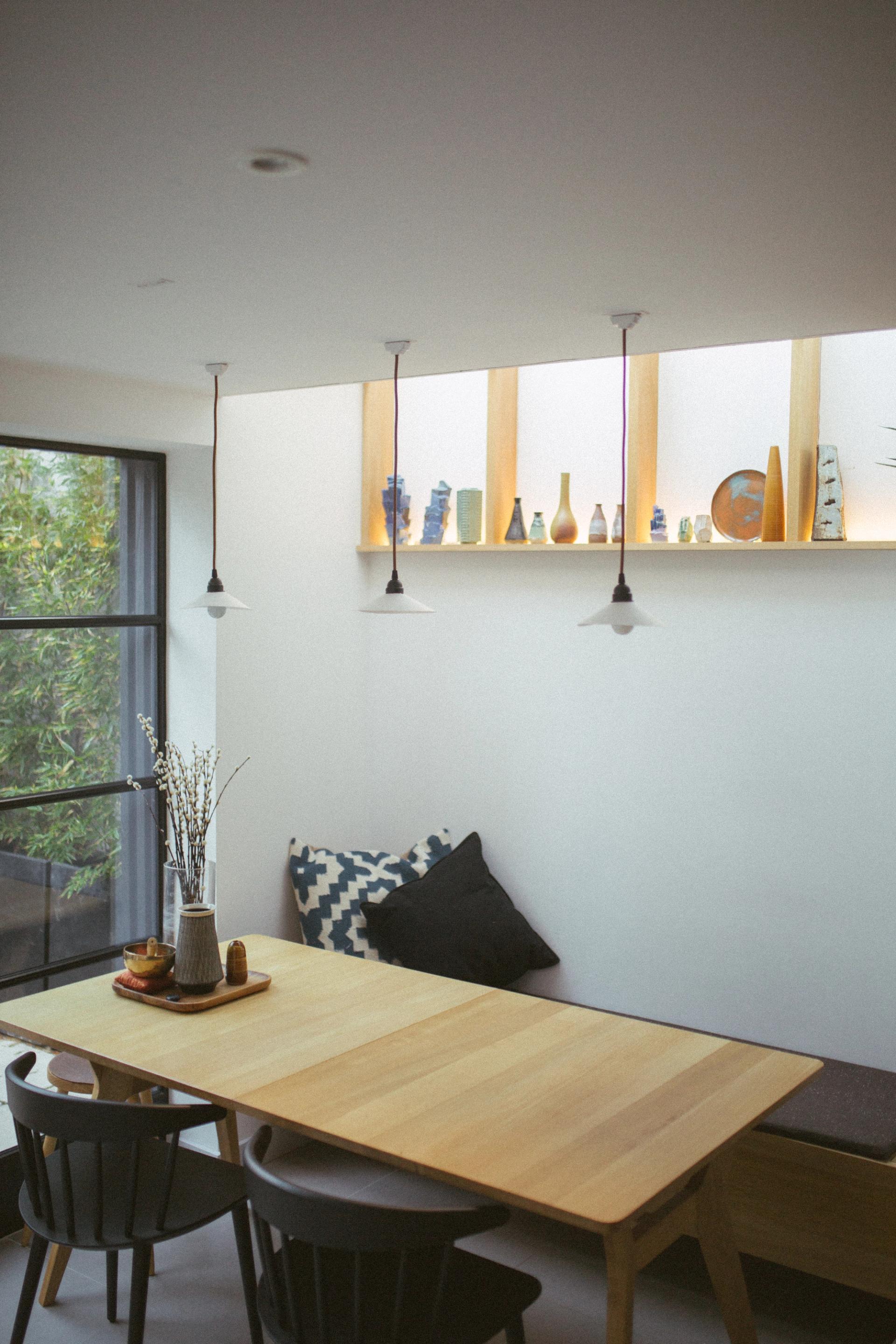 Contemporary basement conversion kitchen