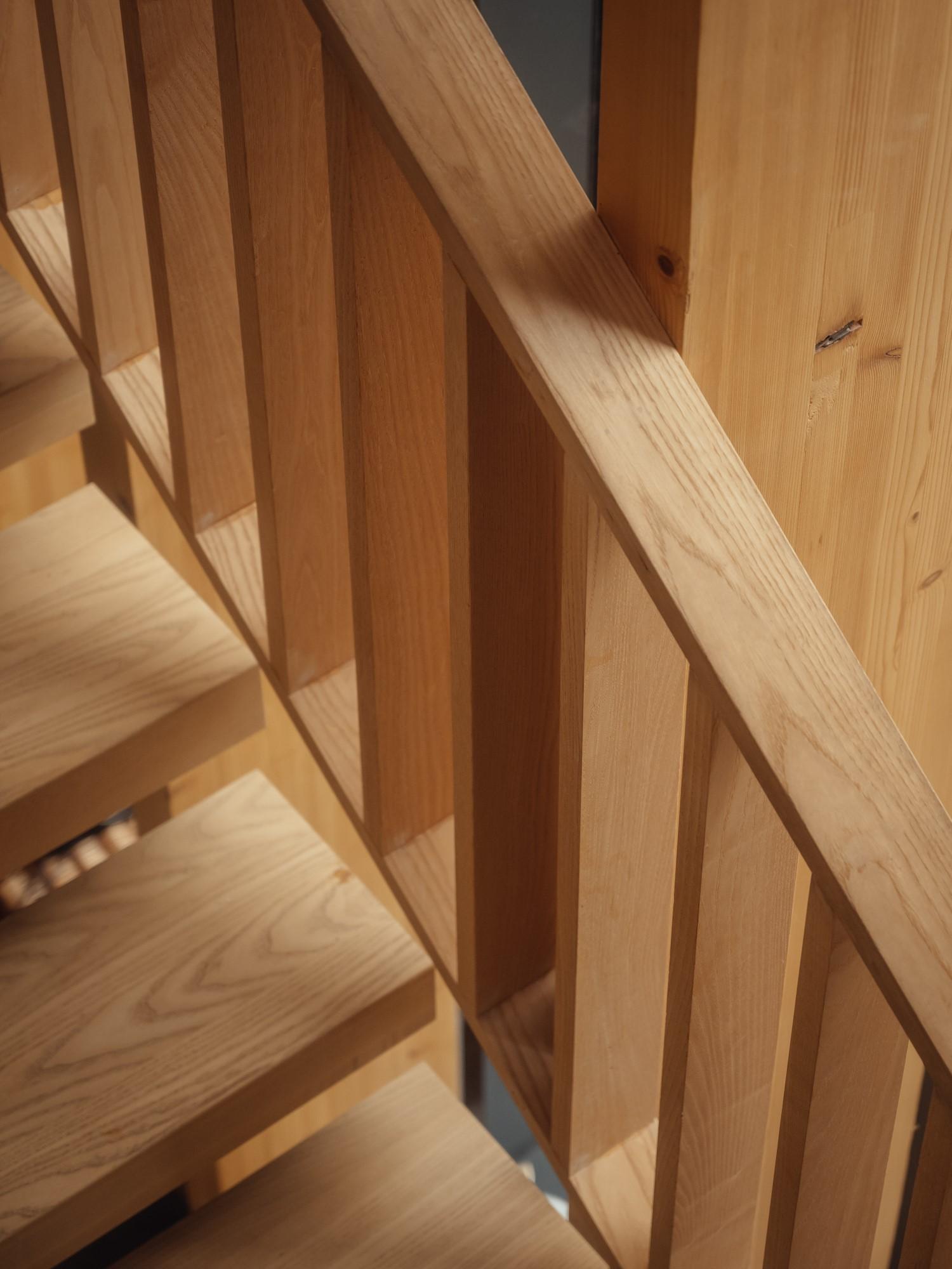 Orchard House by Studio Bark interior view - stair detail