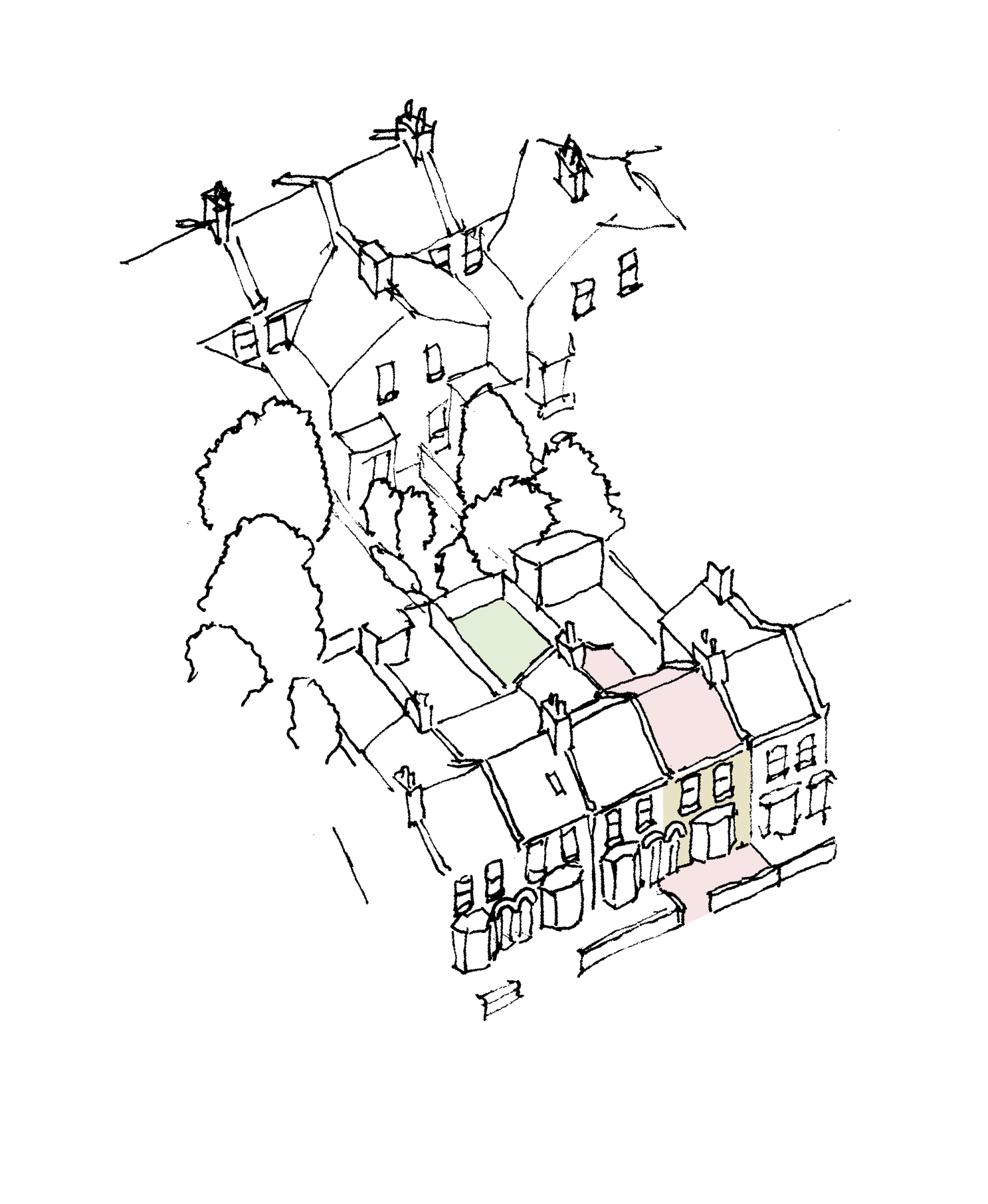 Axonometric drawing by Studio Bark