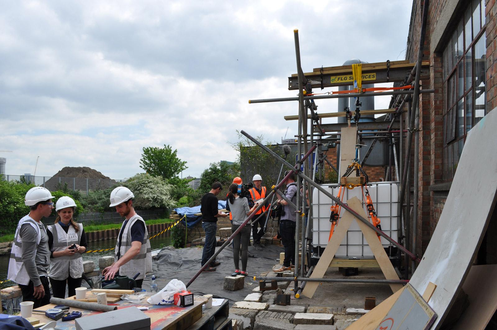 Studio Bark Projects on site at Box House