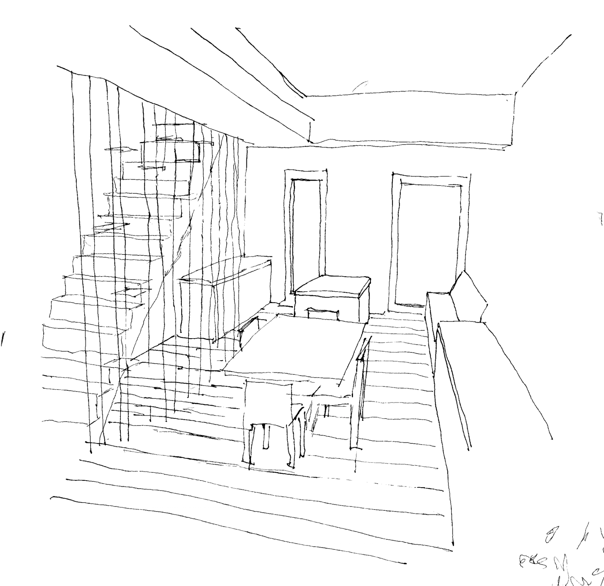 Interior drawing by Studio Bark 