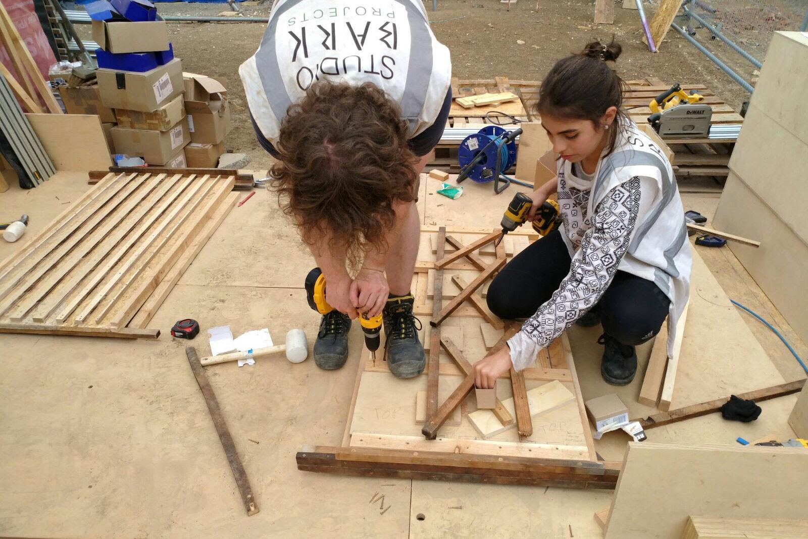 Studio Bark team working on Box House