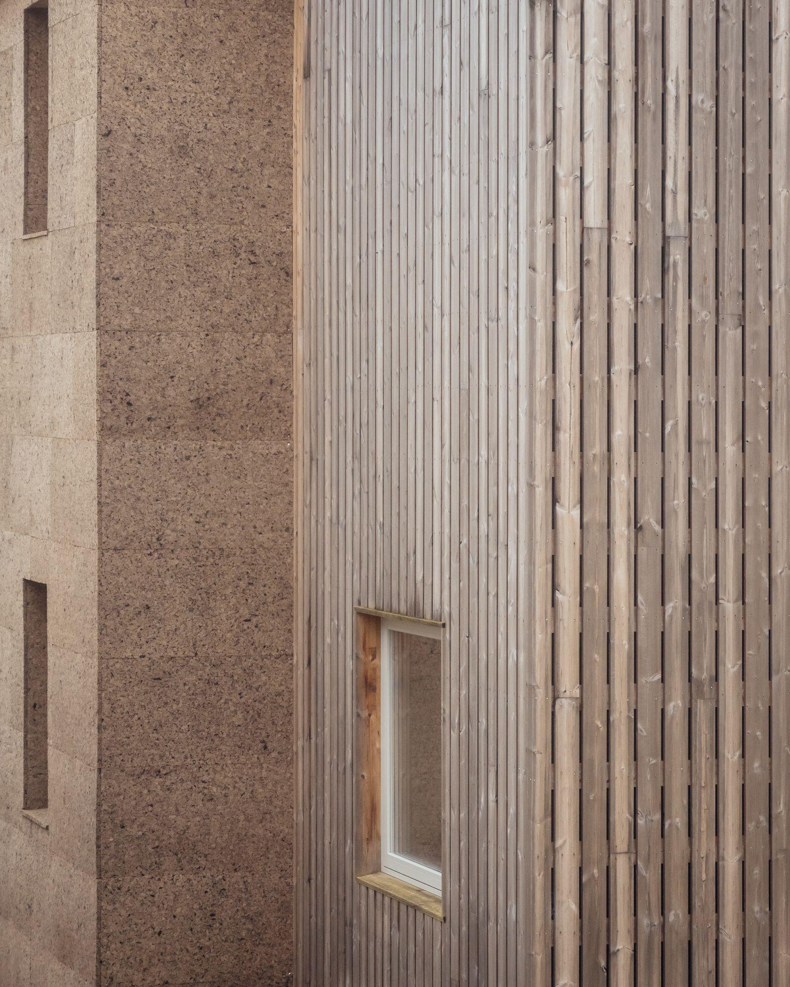 Sustainable Timber and Cork Extension by Studio Bark