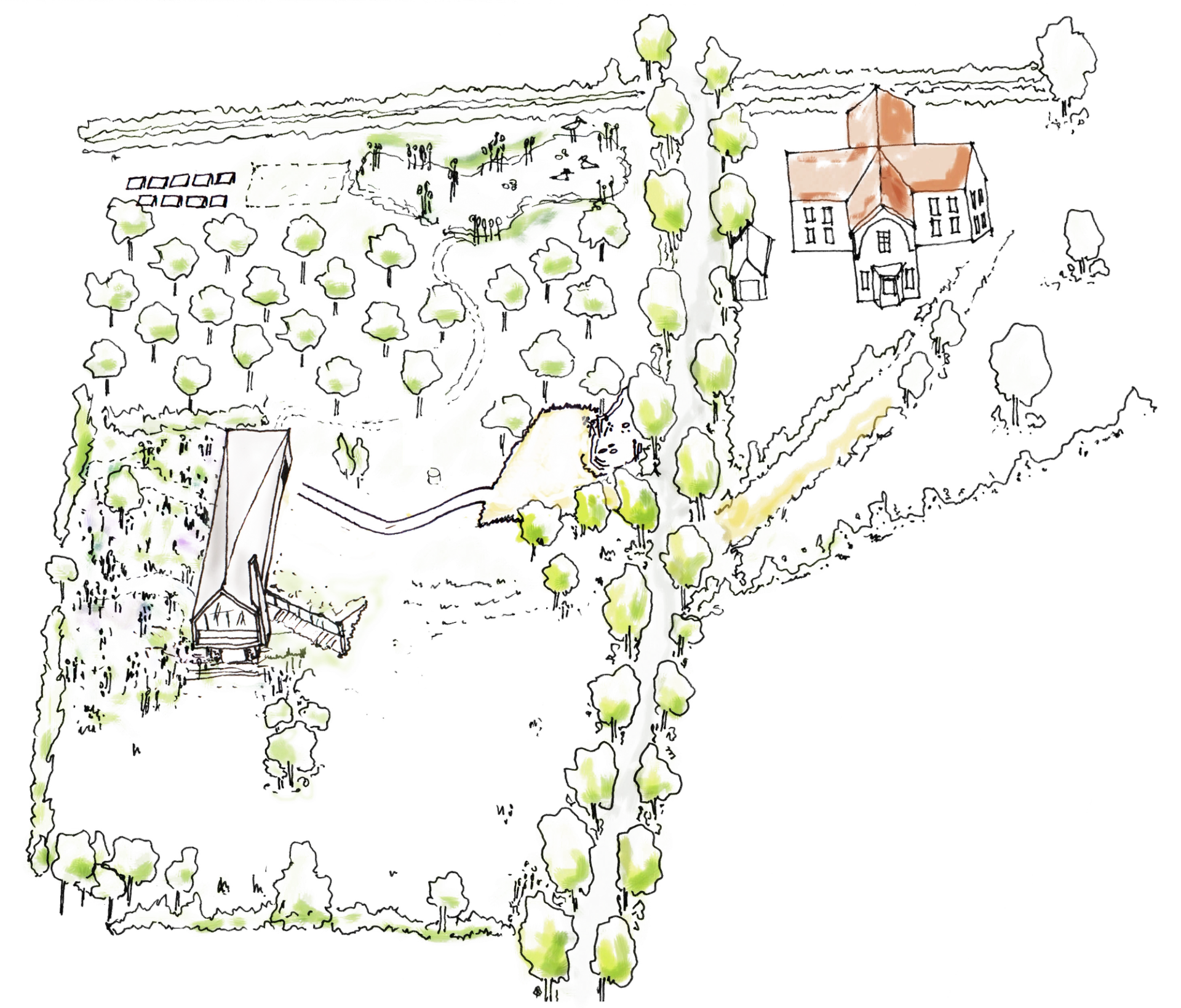 Site Sketch by Studio Bark